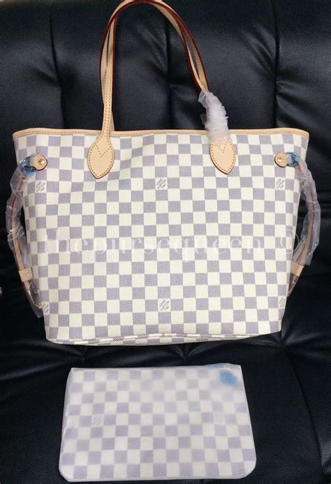 louis vuitton damier azur real vs fake|louis vuitton never full.